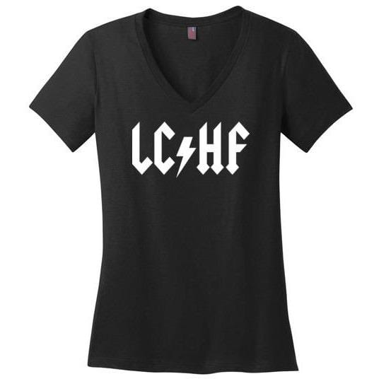 Keto T-Shirt LCHF ACDC, Ladies Perfect Weight V-Neck - Kari Yearous Photography WinonaGifts KetoGifts LoveDecorah