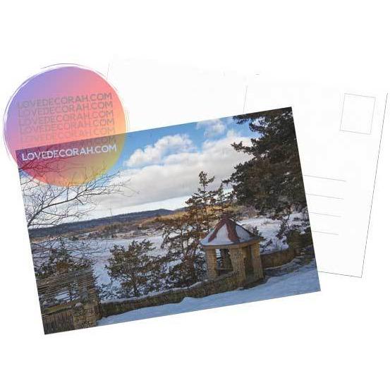 Decorah Iowa Postcard Phelps Overlook in Winter - Kari Yearous Photography WinonaGifts KetoGifts LoveDecorah