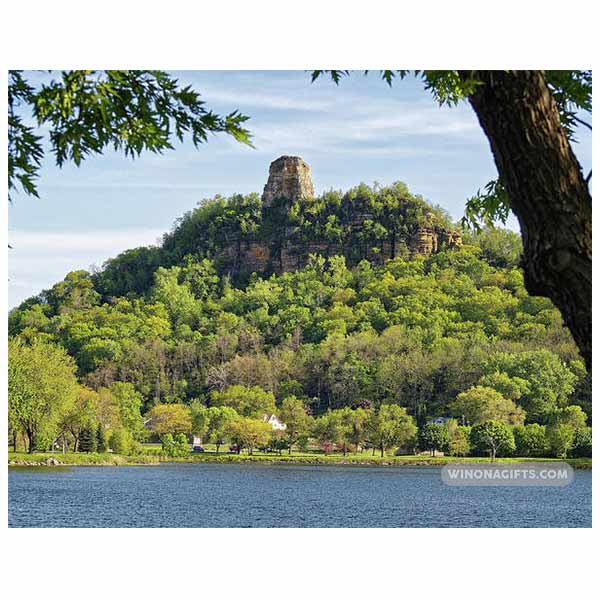 Sugarloaf in Spring Winona Minnesota Art Print