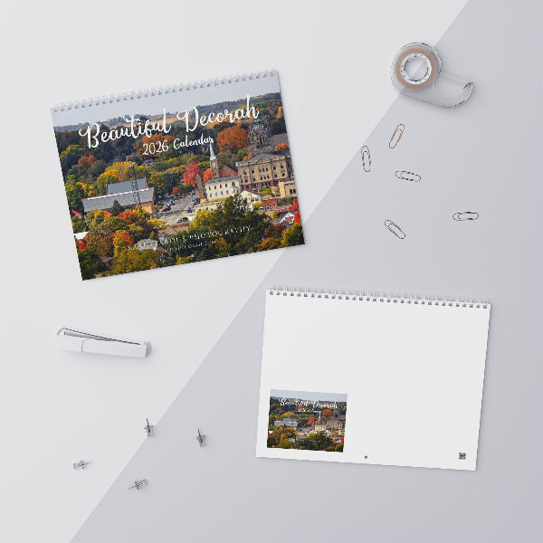 Decorah Iowa 2026 Photo Calendar 8.5x11 Scenic Wall Calendar