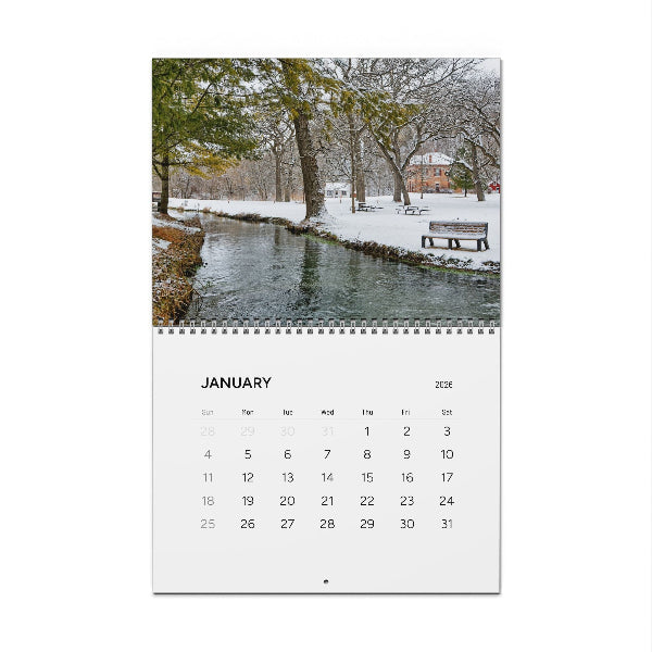 Decorah Iowa 2026 Photo Calendar 8.5x11 Scenic Wall Calendar