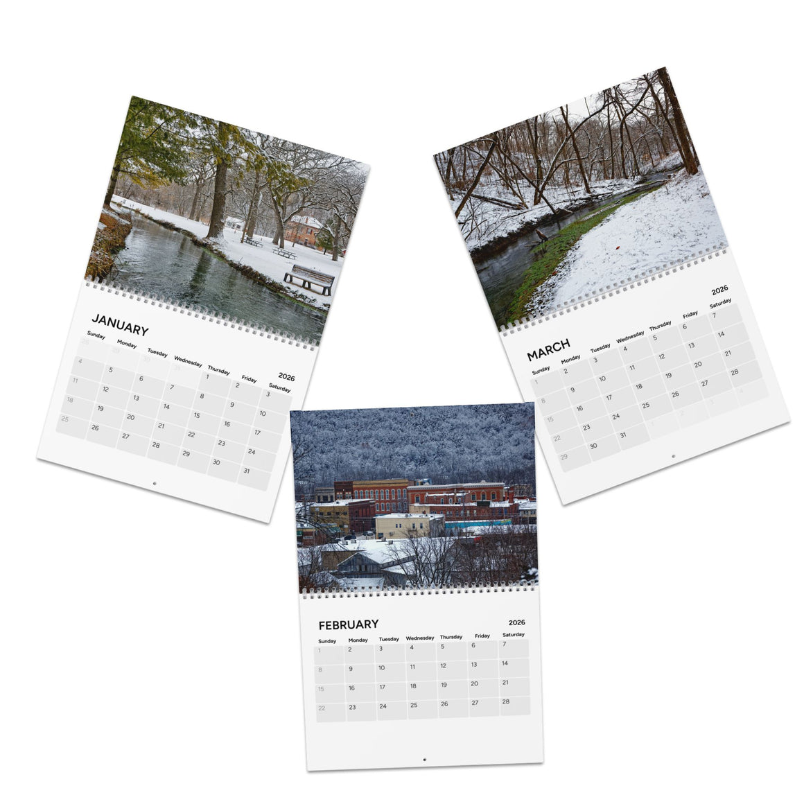 Decorah Iowa 2026 Photo Wall Calendar