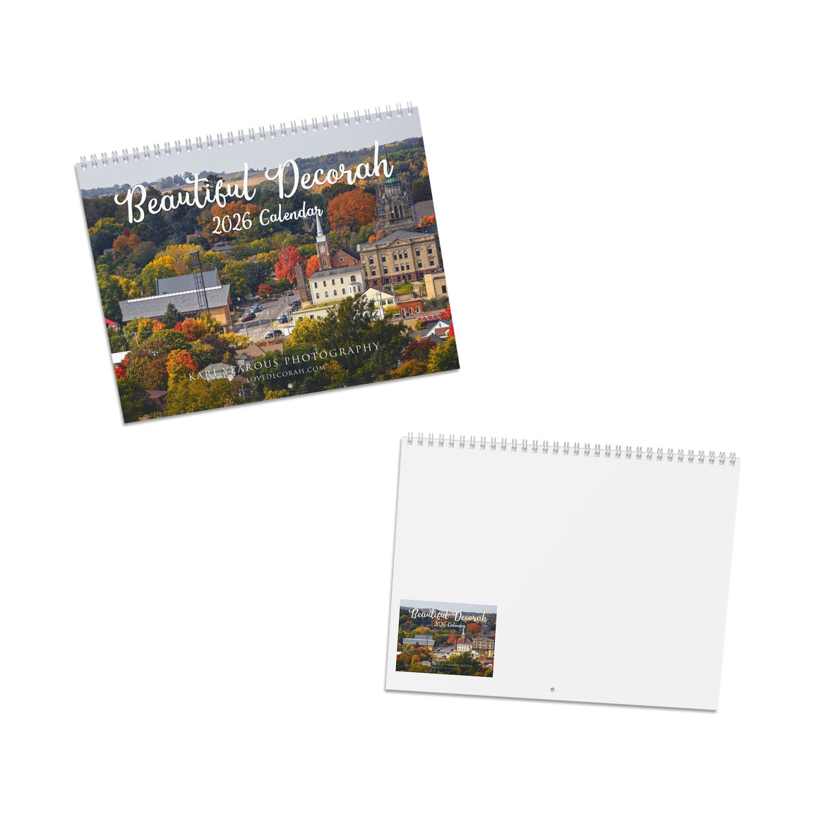 Decorah Iowa 2026 Photo Wall Calendar