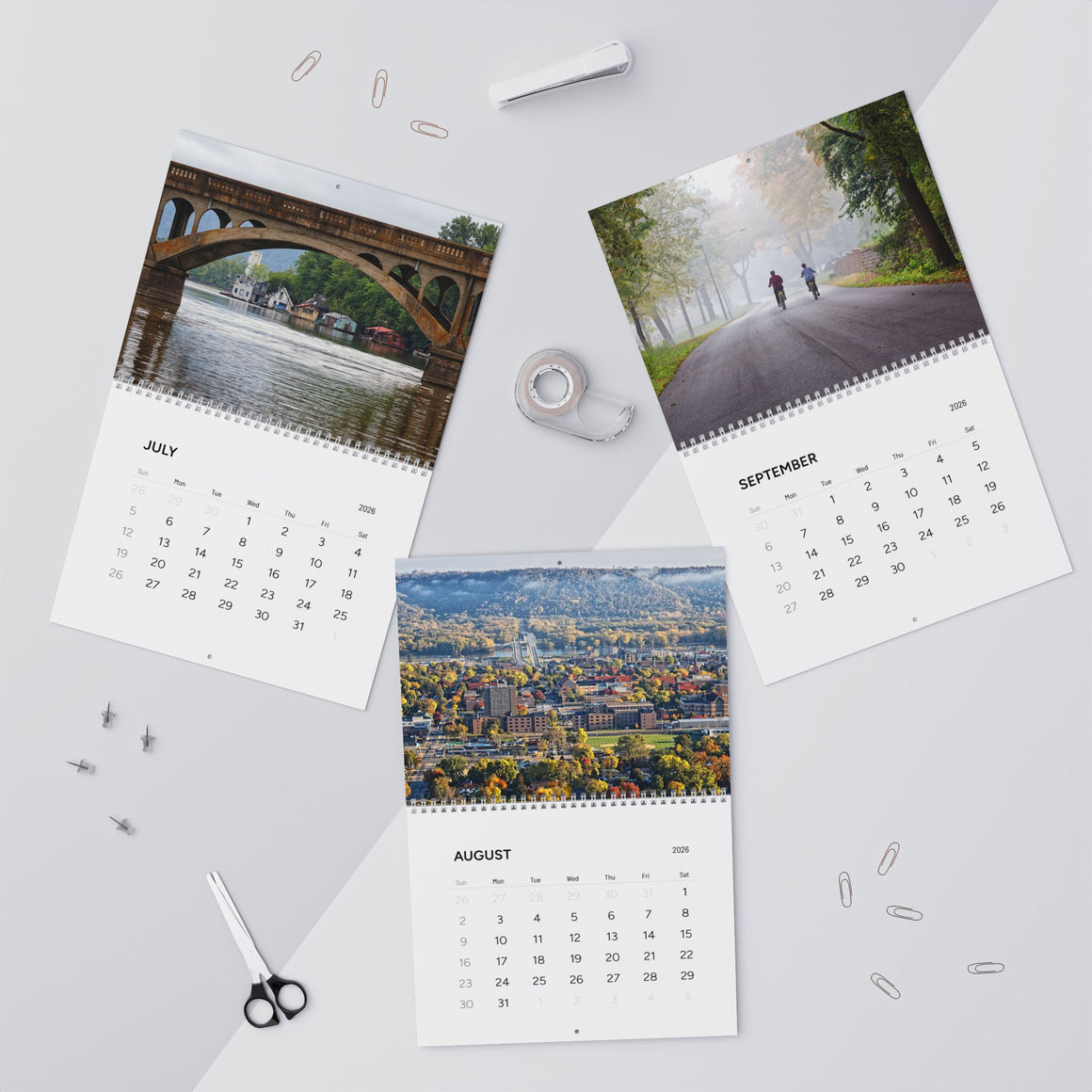 2026 Beautiful Winona Minnesota Wall Calendar