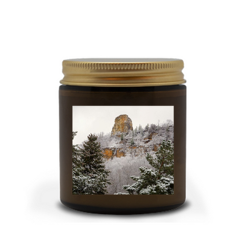 Winona Minnesota Scented Candle Frosty Sugarloaf, 4 oz.