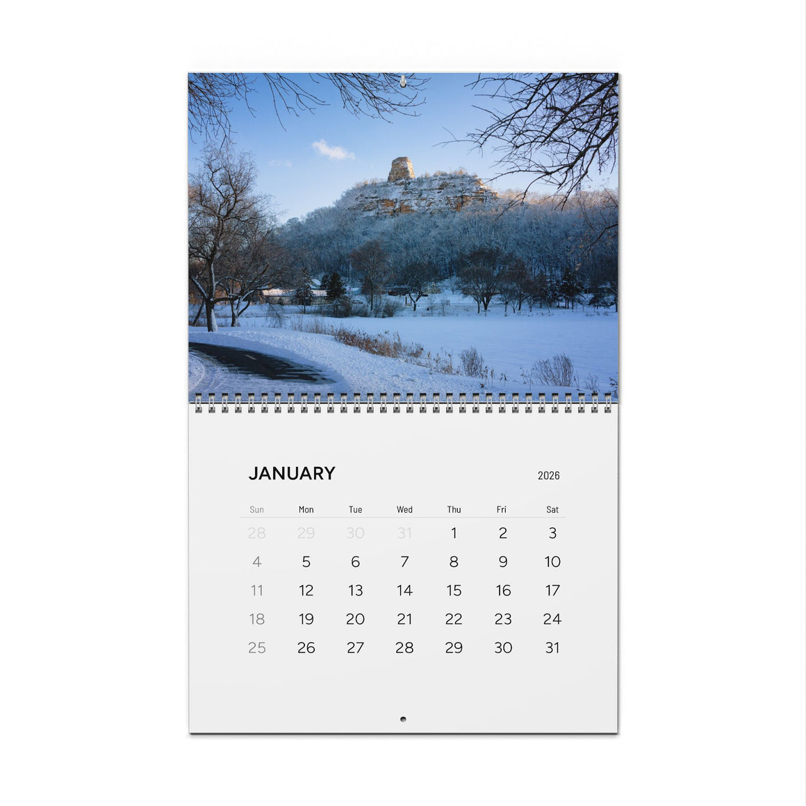 2026 Beautiful Winona Minnesota Wall Calendar