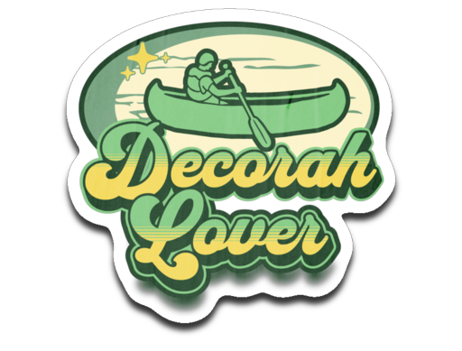 Decorah Iowa Sticker with Canoe