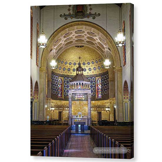 Chapel of Saint Mary of the Angels Winona Minnesota - Canvas Print