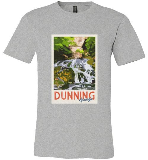Decorah Iowa T-Shirt VIntage Dunning Springs, Canvas Unisex T-Shirt - Kari Yearous Photography WinonaGifts KetoGifts LoveDecorah