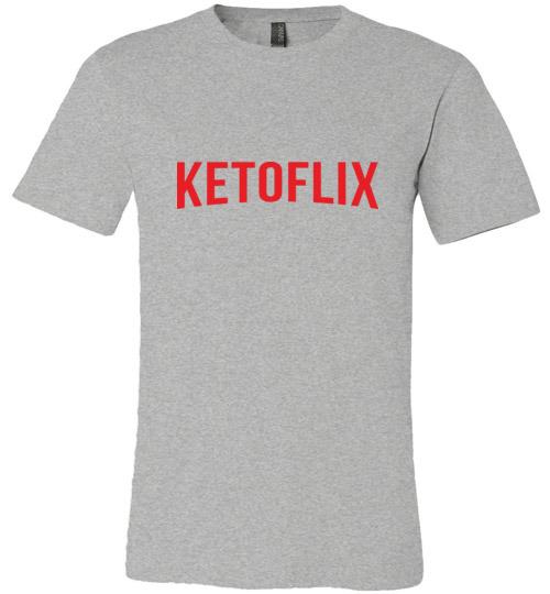 Keto Shirt Ketoflix Netflix, Canvas Unisex - Kari Yearous Photography WinonaGifts KetoGifts LoveDecorah