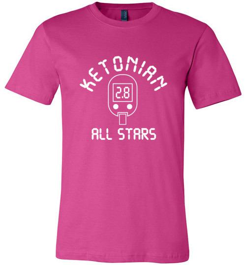 Keto T-Shirt Ketonian All Stars Blood Ketone Reading - Kari Yearous Photography WinonaGifts KetoGifts LoveDecorah