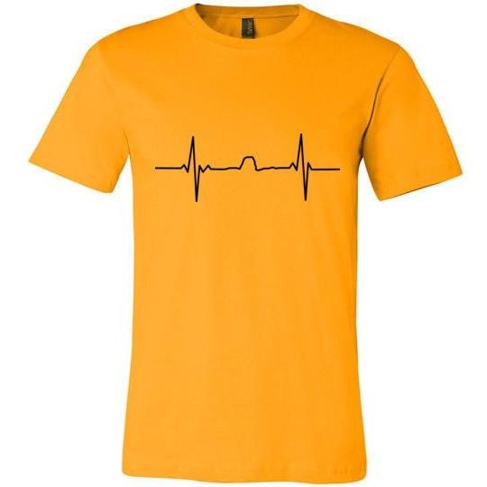 Winona Minnesota T-Shirt Sugarloaf Heartbeat, Canvas Unisex - Kari Yearous Photography WinonaGifts KetoGifts LoveDecorah