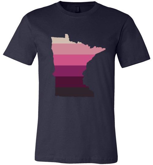 Minnesota Keto Shirt, Ketone Strip Colors - Kari Yearous Photography WinonaGifts KetoGifts LoveDecorah