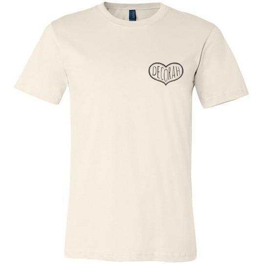 Decorah T-Shirt Black Heart Typography - Kari Yearous Photography