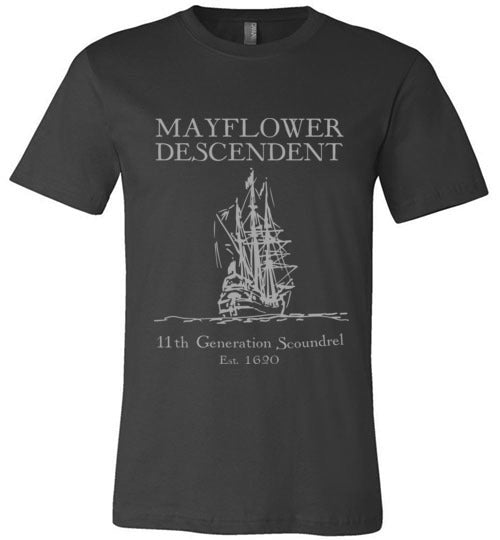 Mayflower Descendent T-shirt Est. 1620