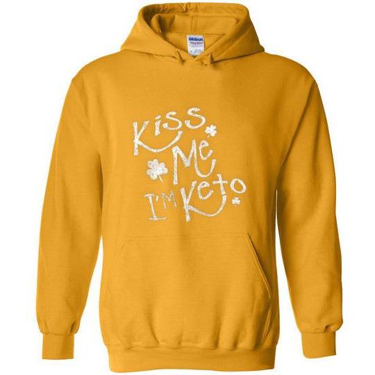 Keto St Patrick's Day Sweatshirt Kiss Me I'm Keto - Kari Yearous Photography WinonaGifts KetoGifts LoveDecorah