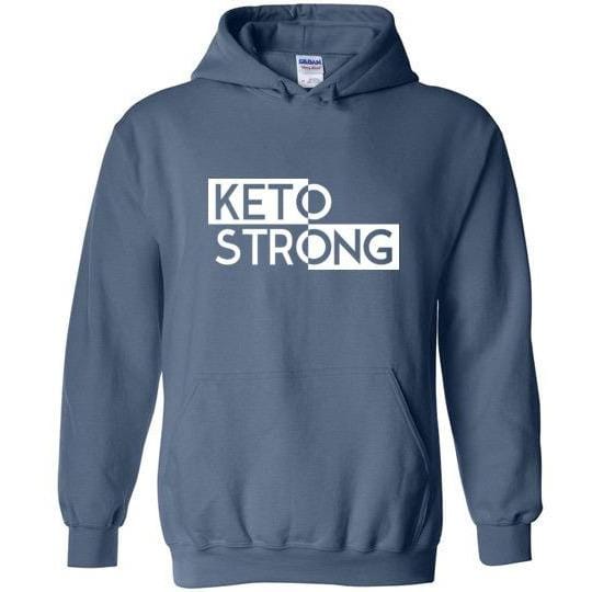 Keto Hoodie Sweatshirt Keto Strong - Kari Yearous Photography WinonaGifts KetoGifts LoveDecorah