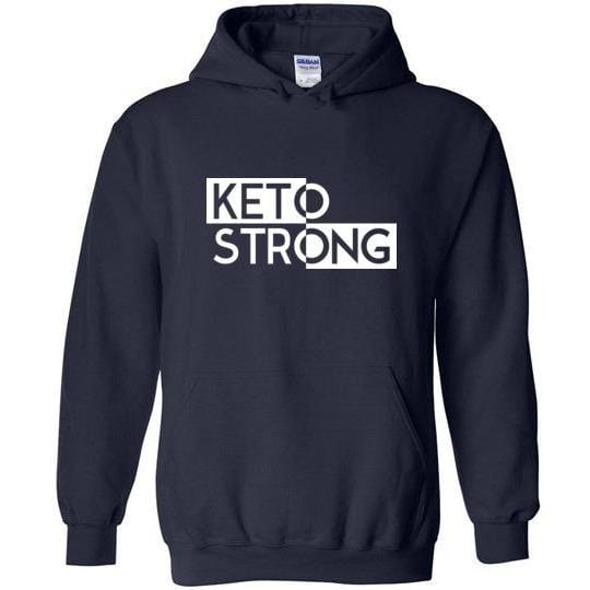 Keto Hoodie Sweatshirt Keto Strong - Kari Yearous Photography WinonaGifts KetoGifts LoveDecorah