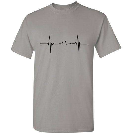 Winona MN T-Shirt Sugarloaf Heartbeat Gildan Short Sleeve - Kari Yearous Photography