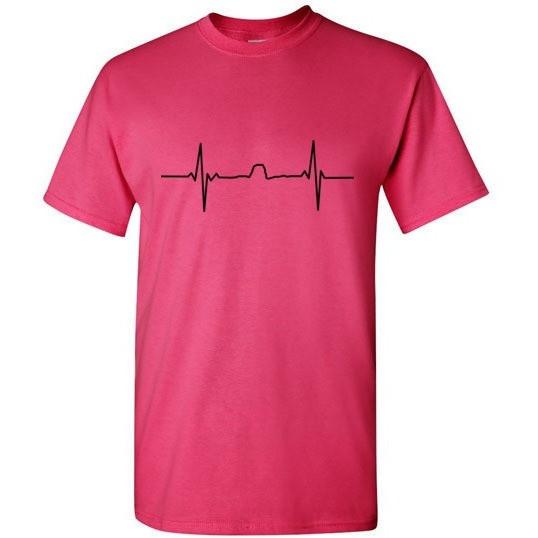 Winona MN T-Shirt Sugarloaf Heartbeat Gildan Short Sleeve - Kari Yearous Photography