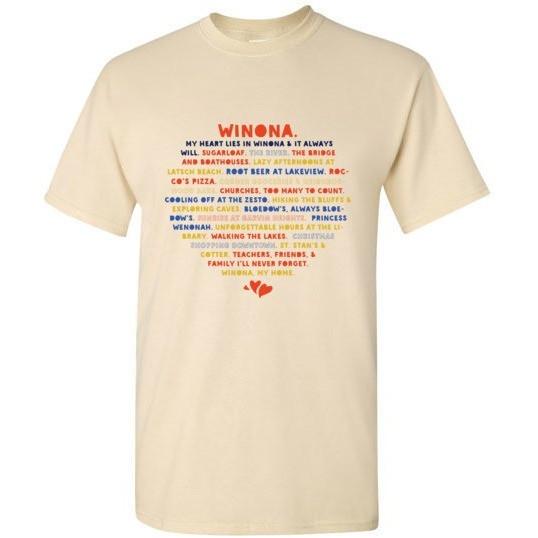 T-Shirt Heart Lies In Winona WACS + Rocco's Version, Gildan Short Sleeve - Kari Yearous Photography