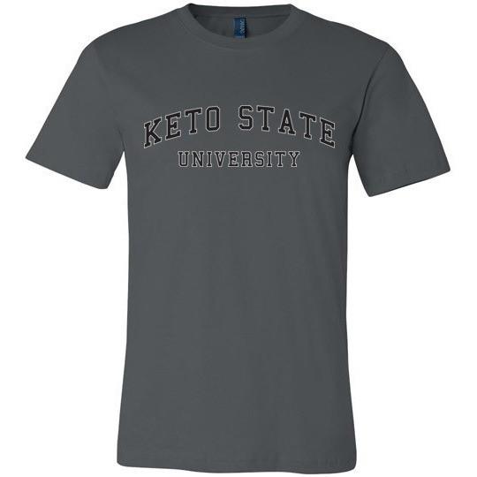 Keto T-Shirt Keto State University, Canvas Unisex T-Shirt - Kari Yearous Photography WinonaGifts KetoGifts LoveDecorah