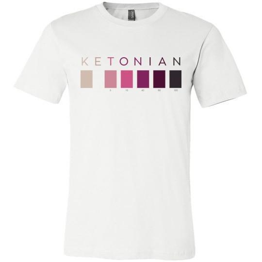 Keto T-Shirt, Ketonian Test Strip Colors, Canvas Unisex T-Shirt - Kari Yearous Photography WinonaGifts KetoGifts LoveDecorah