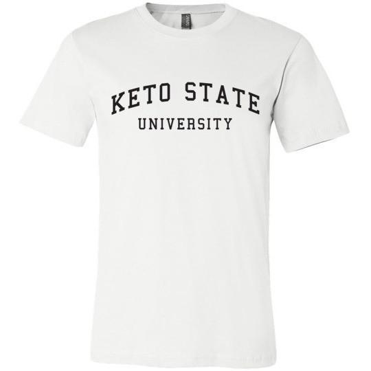 Keto T-Shirt Keto State University, Canvas Unisex T-Shirt - Kari Yearous Photography WinonaGifts KetoGifts LoveDecorah