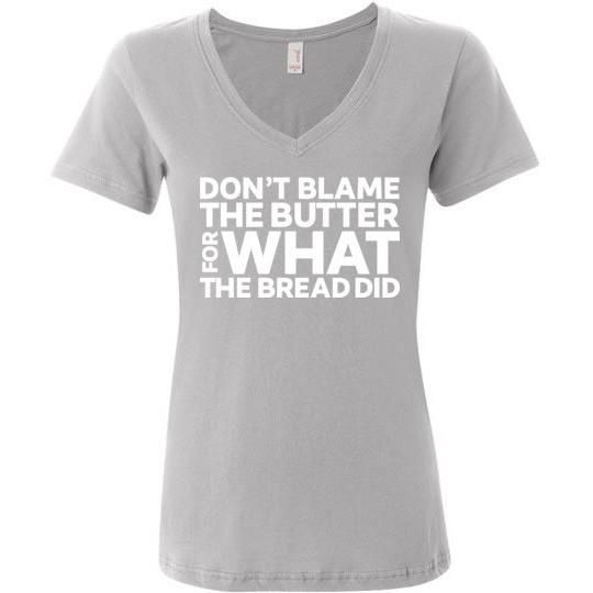 Keto Ladies T-Shirt Don't Blame Butter - Kari Yearous Photography WinonaGifts KetoGifts LoveDecorah