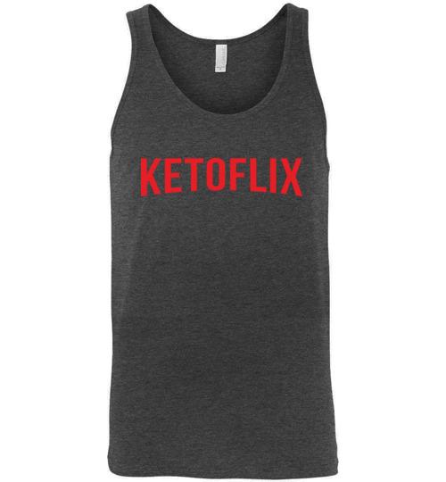 Keto Netflix Tank Top Ketoflix, Unisex Tank - Kari Yearous Photography WinonaGifts KetoGifts LoveDecorah