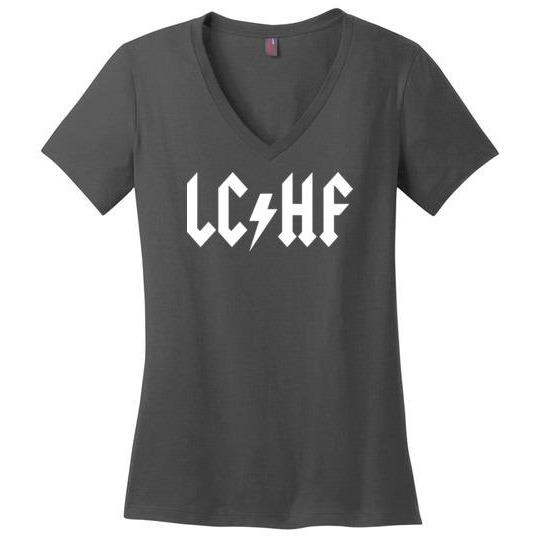 Keto T-Shirt LCHF ACDC, Ladies Perfect Weight V-Neck - Kari Yearous Photography WinonaGifts KetoGifts LoveDecorah
