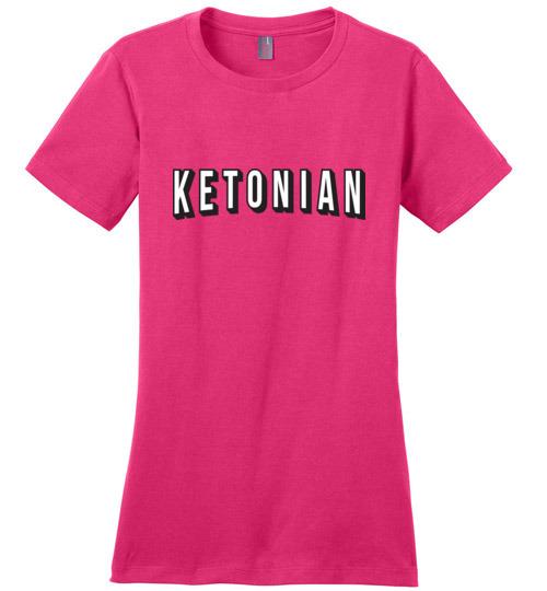Keto Shirt Ketonian Netflix Style, Ladies Perfect Weight Tee - Kari Yearous Photography WinonaGifts KetoGifts LoveDecorah