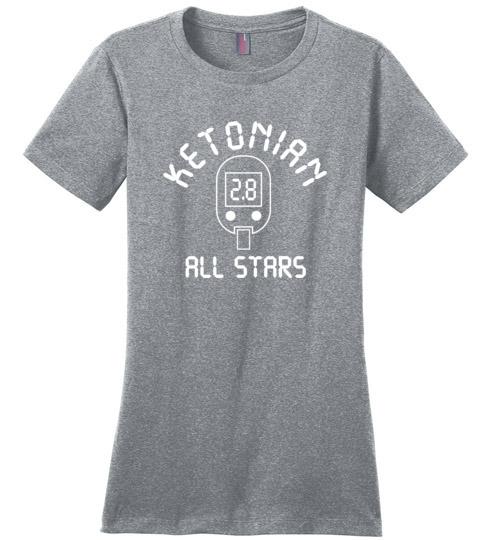 Keto T-Shirt Ketonian Ketone Blood Meter, Ladies Perfect Weight Tee - Kari Yearous Photography WinonaGifts KetoGifts LoveDecorah