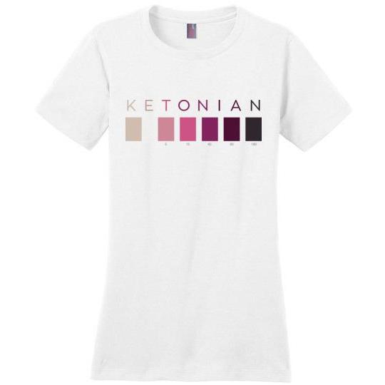 Women's Keto T-Shirt Ketonian, Perfect Weight Tee - Kari Yearous Photography WinonaGifts KetoGifts LoveDecorah