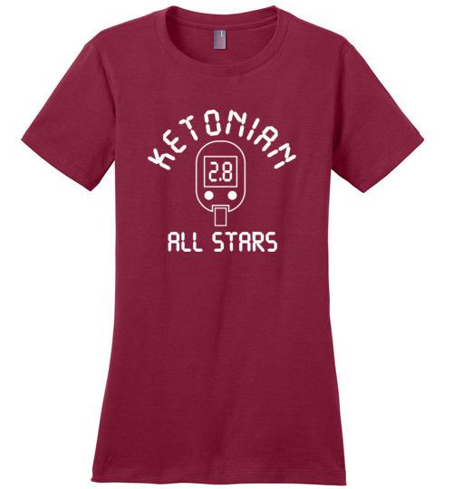 Keto T-Shirt Ketonian Ketone Blood Meter, Ladies Perfect Weight Tee - Kari Yearous Photography WinonaGifts KetoGifts LoveDecorah