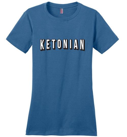 Keto Shirt Ketonian Netflix Style, Ladies Perfect Weight Tee - Kari Yearous Photography WinonaGifts KetoGifts LoveDecorah