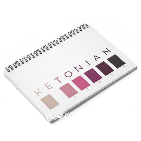 Keto Notebook Ketonian Test Strip Colors - Kari Yearous Photography WinonaGifts KetoGifts LoveDecorah