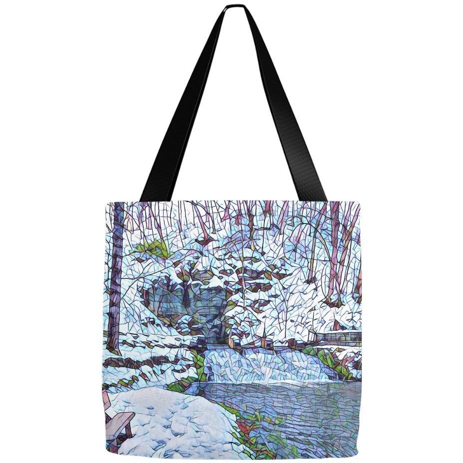 Tote Bag Siewer's Springs Stained Glass Look - Kari Yearous Photography