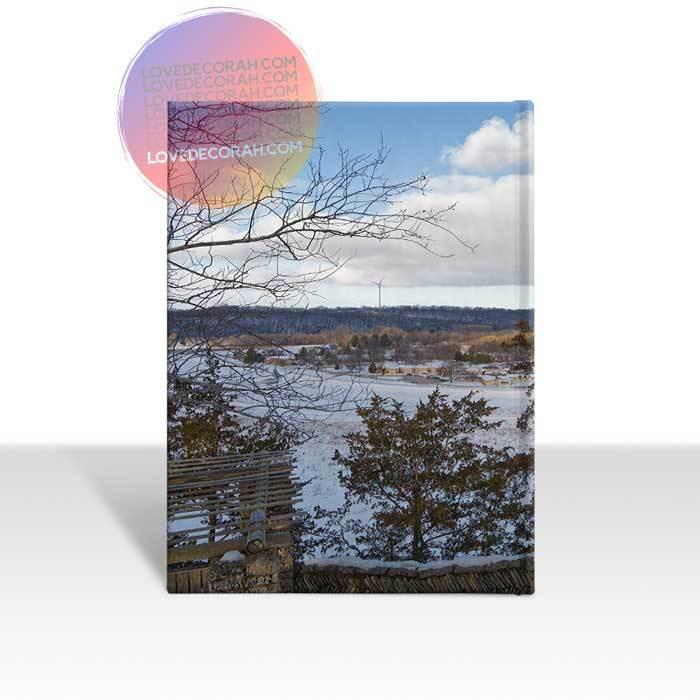 Decorah Journal Hardcover, Phelps Overlook in Winter - Kari Yearous Photography WinonaGifts KetoGifts LoveDecorah