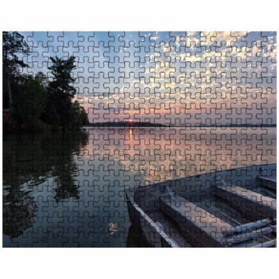 Puzzle Pineridge Sunset with Beams Deer Lake - Kari Yearous Photography