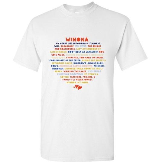 T-Shirt Heart Lies In Winona WACS + Rocco's Version, Gildan Short Sleeve - Kari Yearous Photography