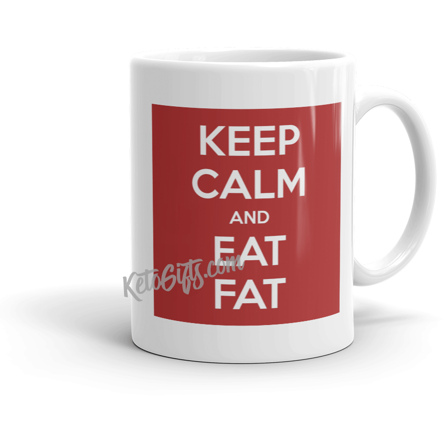 Keto Mug Keep Calm and Eat Fat - Kari Yearous Photography