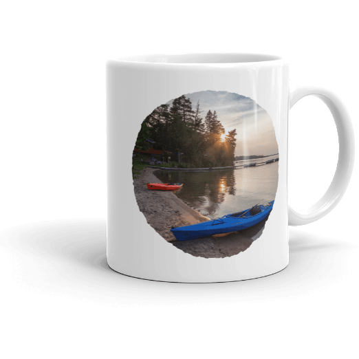 Mug Pineridge Resort Deer Lake Early Sunset - Kari Yearous Photography