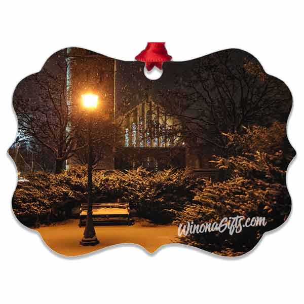 Winona Minnesota Christmas Ornament Wesley United Methodist Church - Kari Yearous Photography WinonaGifts KetoGifts LoveDecorah