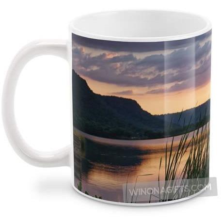 Winona Minnesota Coffee Mug, Summer Sunset - Kari Yearous Photography WinonaGifts KetoGifts LoveDecorah