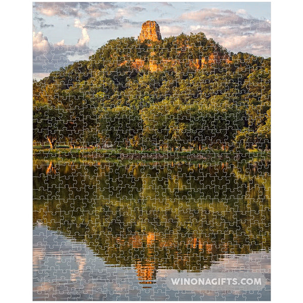 Winona MN Puzzle 520 Pieces Sugarloaf Reflection